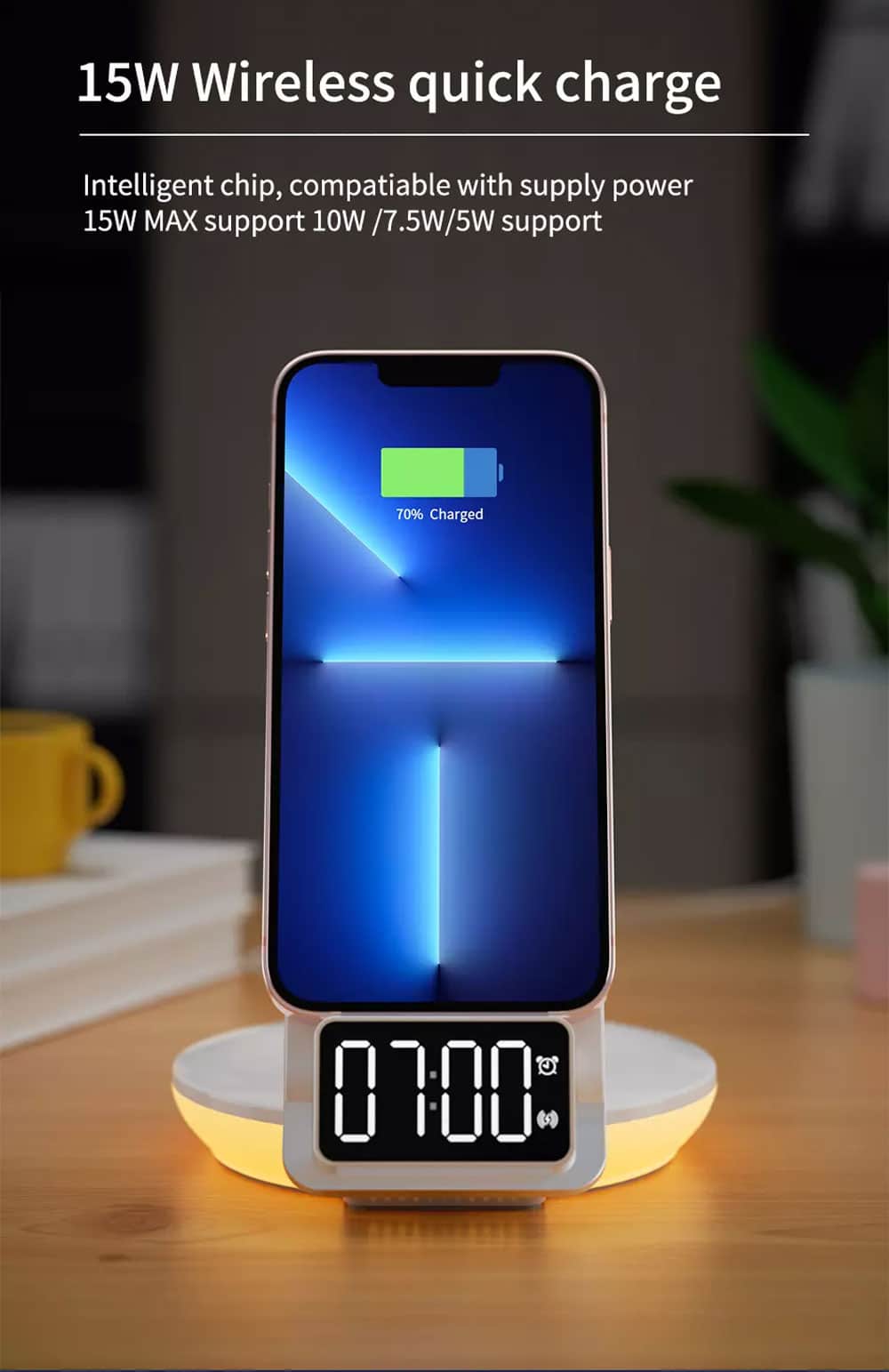 WiWU M11 Automatic Positioning 4 in 1 Wireless Charger 6