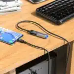 Hoco U107 USB C to USB Female USB 3.0 Extension Cable 1.2m - Image 3