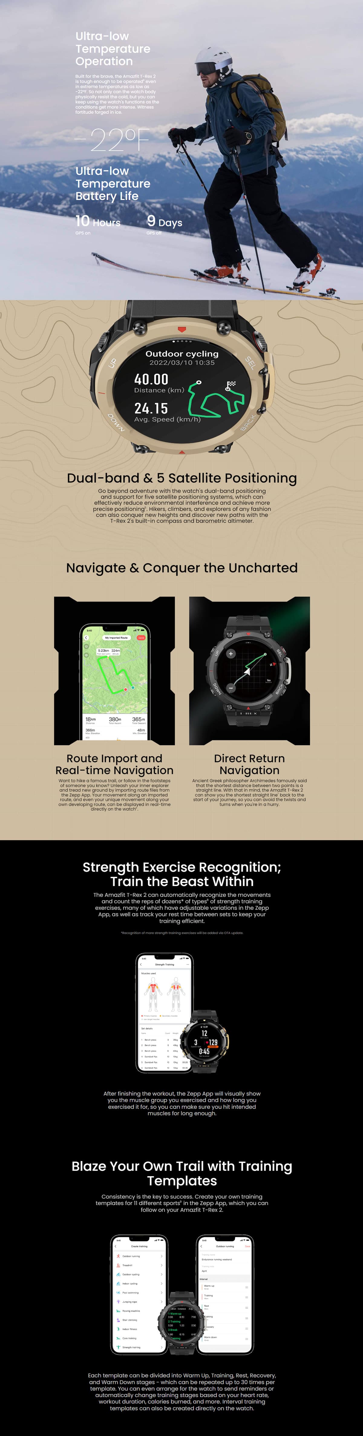 Amazfit T Rex 2 Smart Watch 3