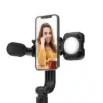 BlitzWolf BW-BS15 Tripod Selfie Stick with Fill Light & Microphone - Image 3