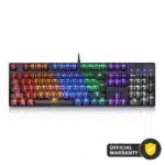 MotoSpeed CK107 Wired Mechanical Backlit Keyboard