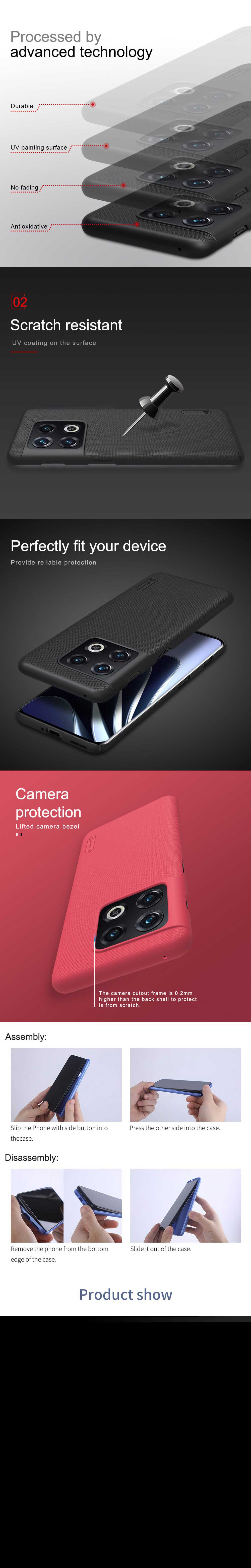Nillkin OnePlus 10 Pro Super Frosted Shield Case 6