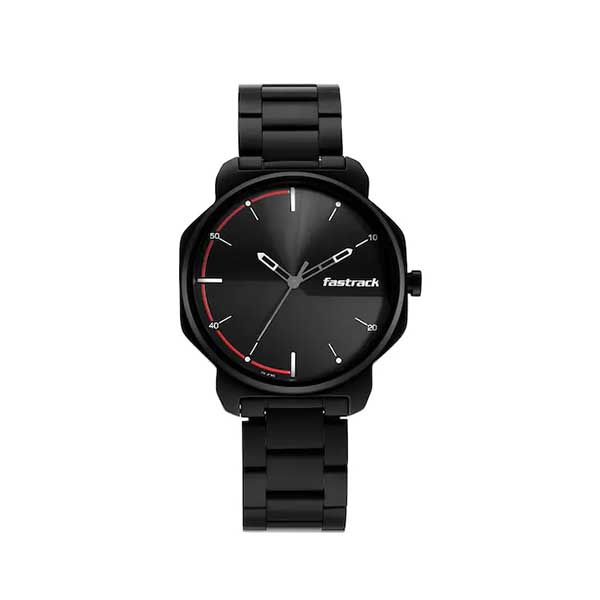 Fastrack 3254NM01 Stunner Black Dial Analog Watch