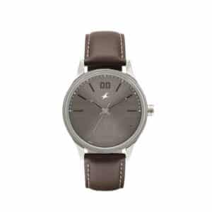 Fastrack NP3247SL01 Bare Basics Leather Watch