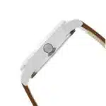 Fastrack NP38051SL02 Fundamentals White Dial Leather Watch - Image 4