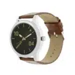 Fastrack NP38051SL02 Fundamentals White Dial Leather Watch - Image 2