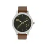 Fastrack NP38051SL02 Fundamentals White Dial Leather Watch