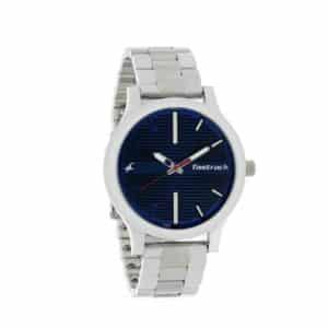 Fastrack NP38051SM03 Fundamentals Blue Dial Stainless Steel Watch 1