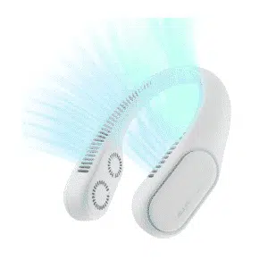 JISULIFE FA12R Rechargeable 4000mAh Bladeless Twin Turbine Fan