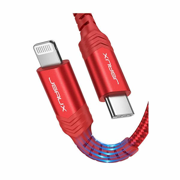 JSAUX MFi Certified USB C to Lightning Cable