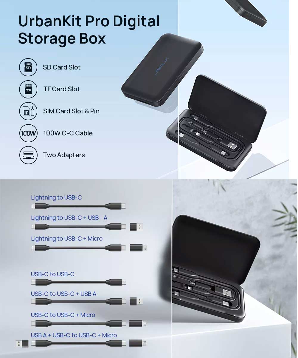 JSAUX UrbanKit Pro Digital Storage Box 4