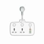 LDNIO SC2413 PD & QC3.0 2 Universal Outlets Power Socket