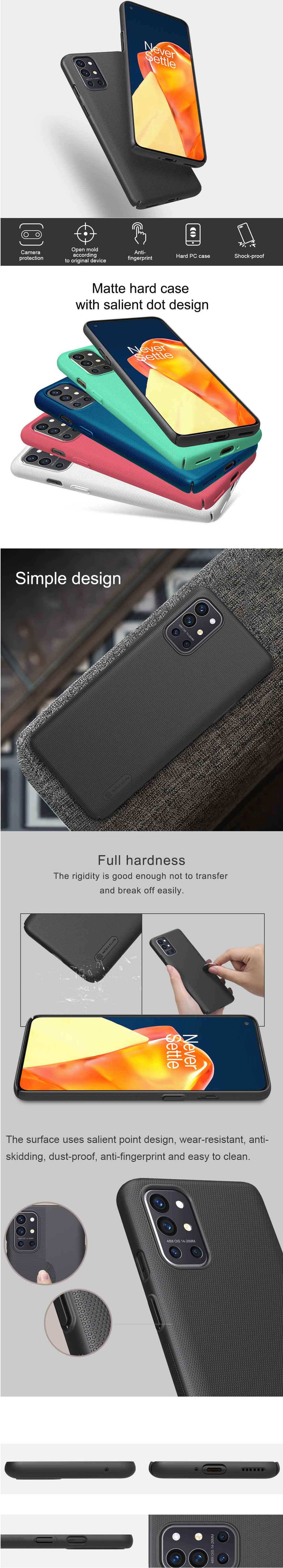 Nillkin Oneplus 9R Super Frosted Shield Case 3