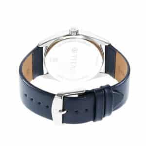 Titan 1729SL06 Neo Blue Dial Leather Watch 4