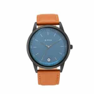 Titan NP1806NL03 Workwear Blue Dial Leather Watch
