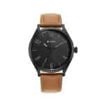 Titan NP1865NL01 Workwear Black Dial Leather Watch