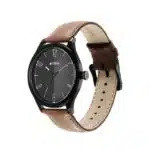 Titan NP1865NL01 Workwear Black Dial Leather Watch - Image 2