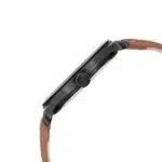 Titan NP1865NL01 Workwear Black Dial Leather Watch - Image 3