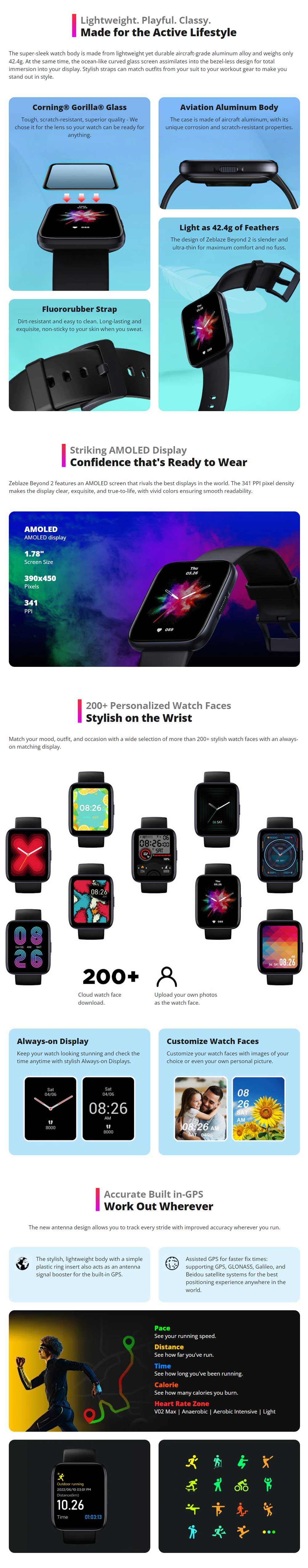 ZEBLAZE BEYOND 2 Smart Watch 2