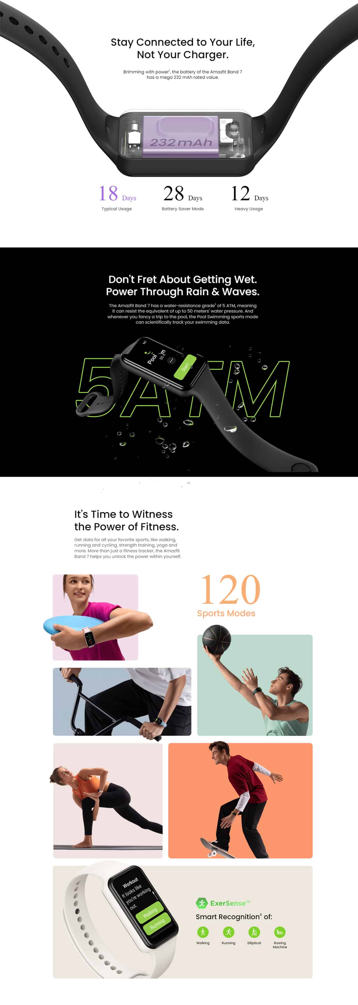 Amazfit Band 7 Smart Band 3