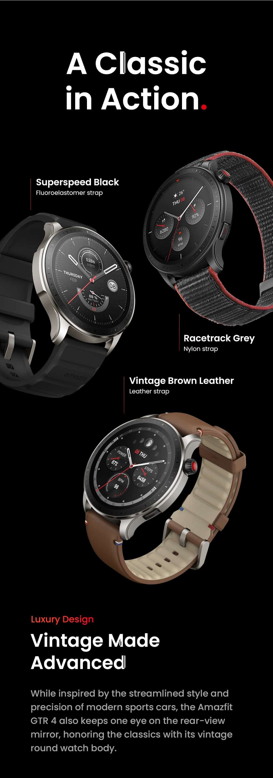 Amazfit GTR 4 Smart Watch 6 5