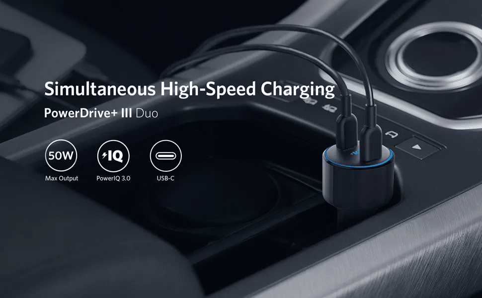 Anker PowerDrive III Duo 48W Car Charger 2