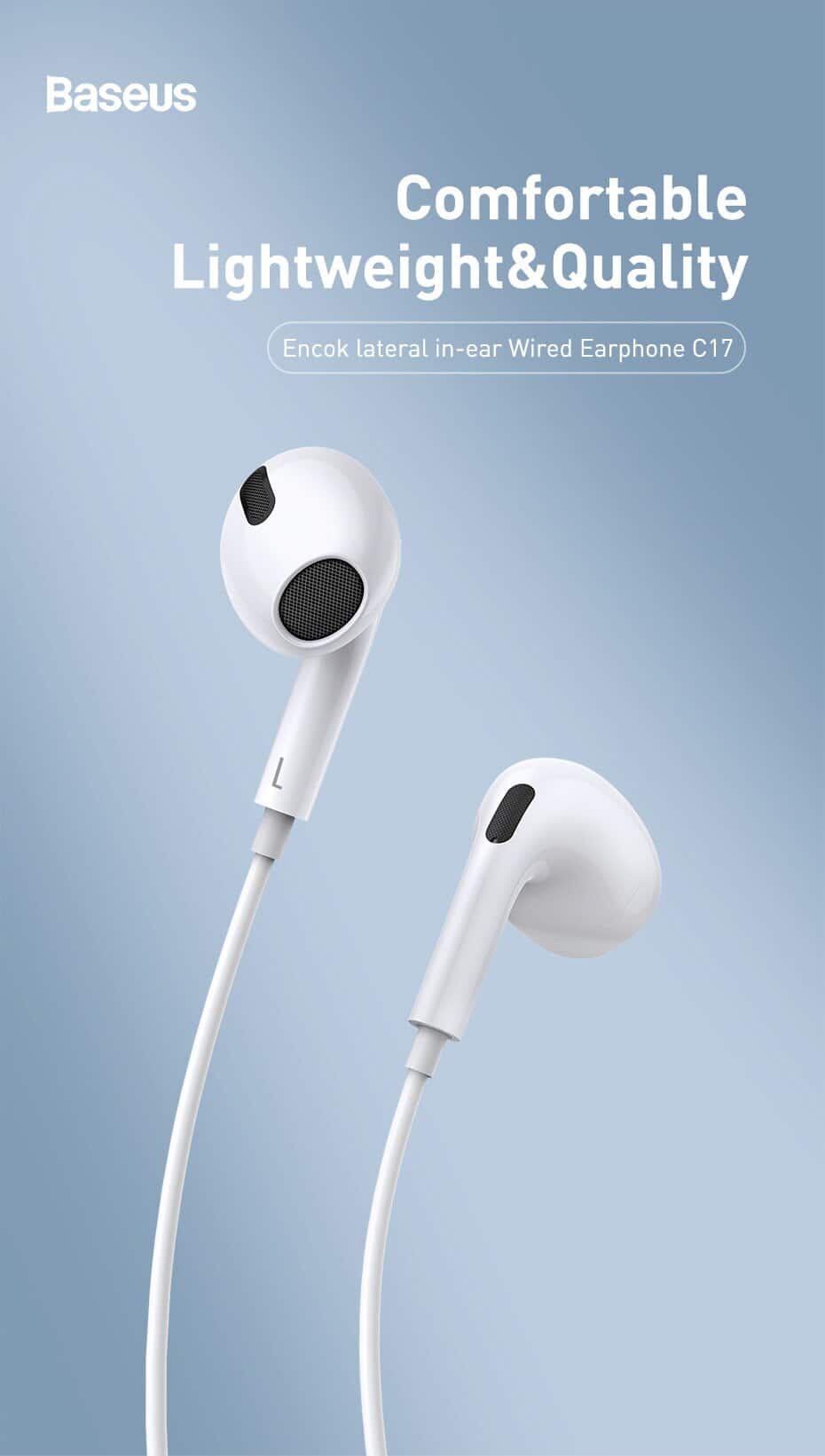 Baseus Encok C17 Type C In Ear Wired Earphone 2 2
