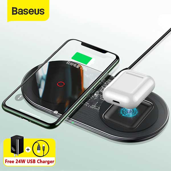 Baseus Simple 2 in1 Wireless Charger Turbo Edition 3