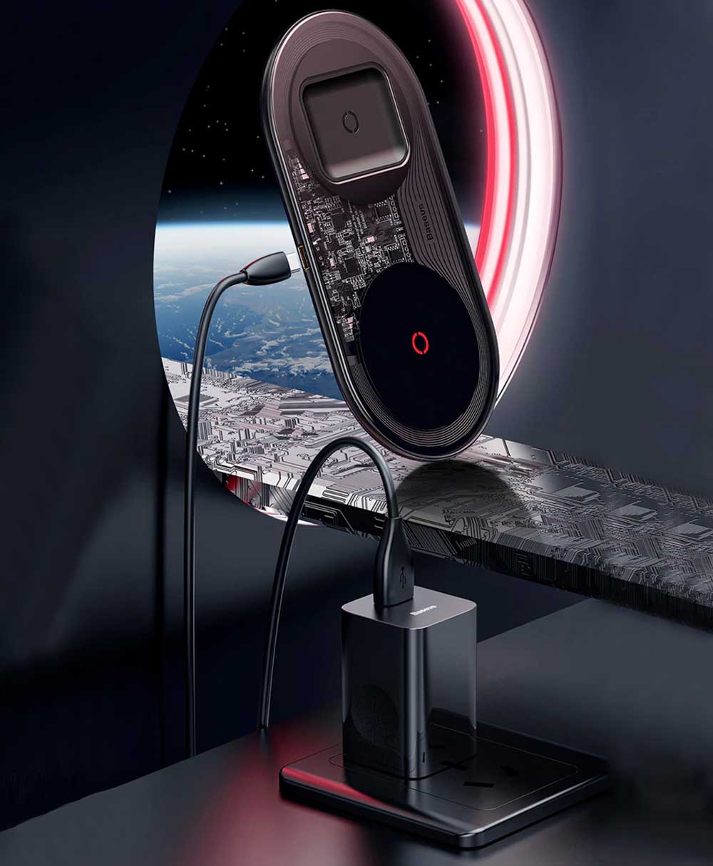 Baseus Simple 2 in1 Wireless Charger Turbo Edition 8