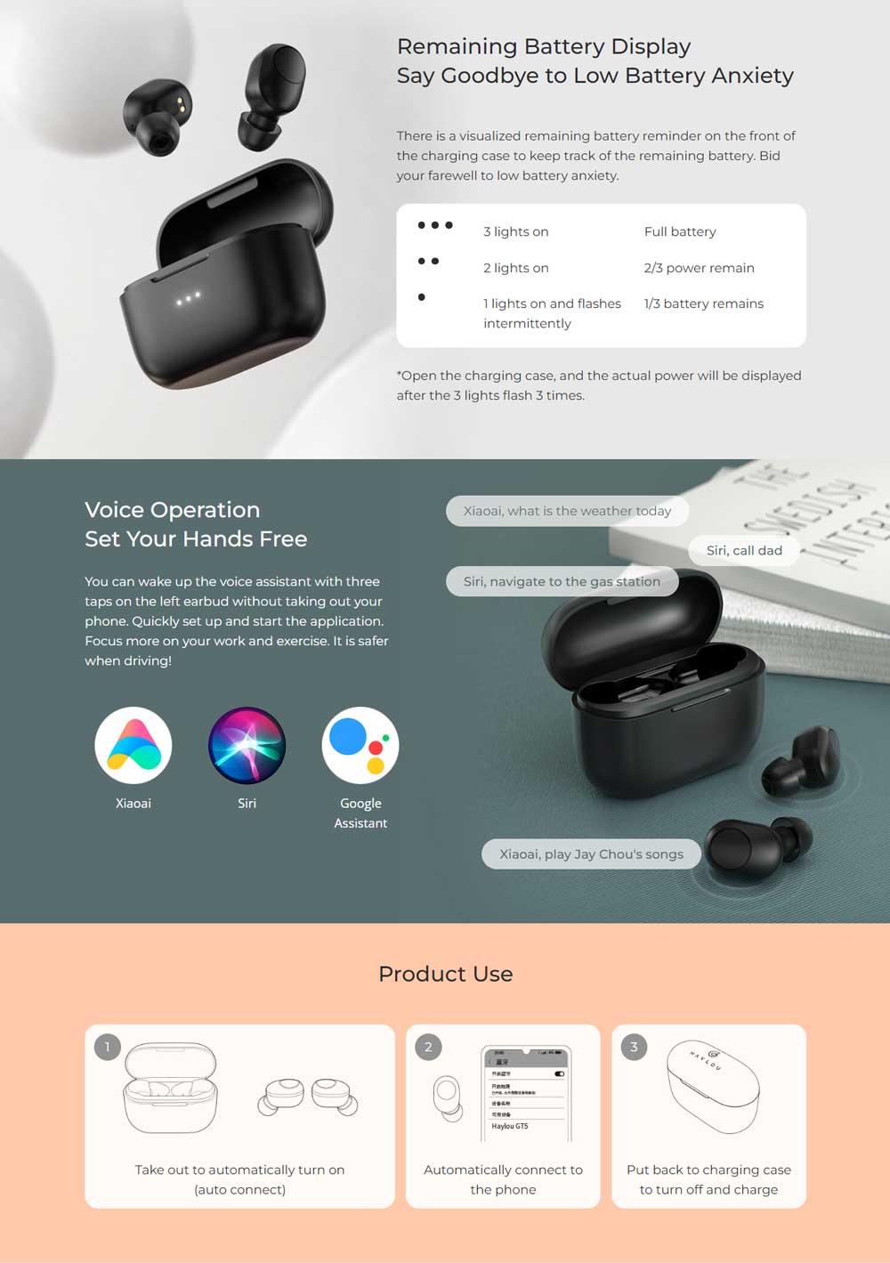 Haylou GT5 True Wireless Earbuds 6