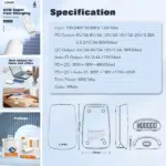 LDNIO A6573C 6 Port 65W Super Fast Charging Desktop Charger - Image 4
