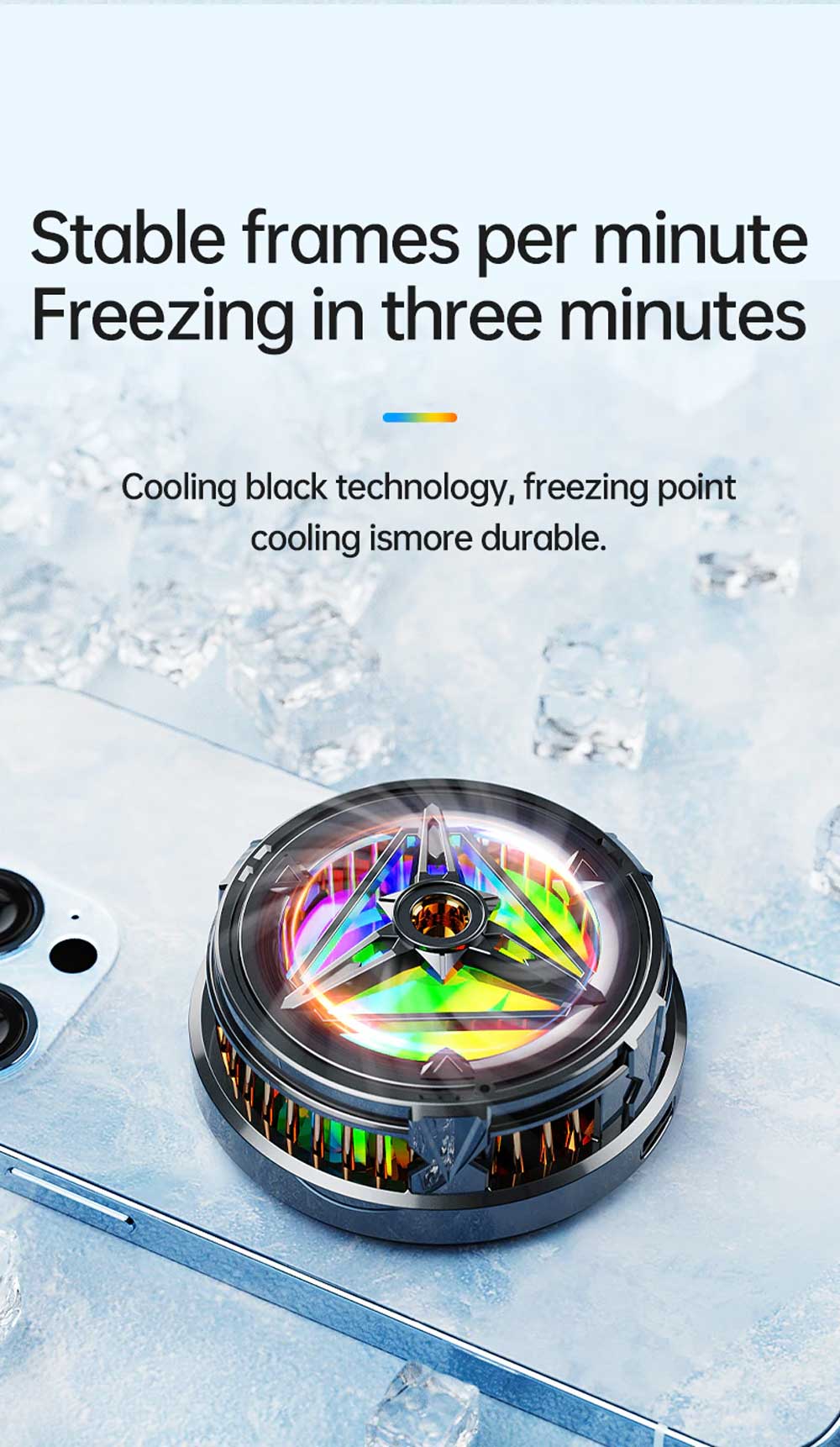 Plextone EX2 RGB Gaming Phone Cooler 3