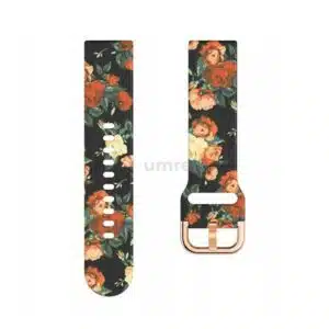 Printed 20mm Silicone Watch Buckle Strap