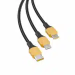 Realme 3 in 1 Data Cable 1.2m - Image 2
