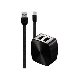 Remax RP-U215 Dual USB Charger with Micro Data Cable UK Plug