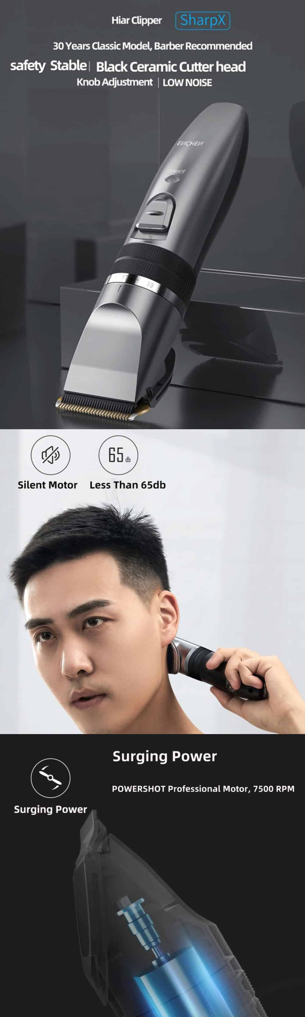 Xiaomi ENCHEN Sharp X Hair Clipper 5