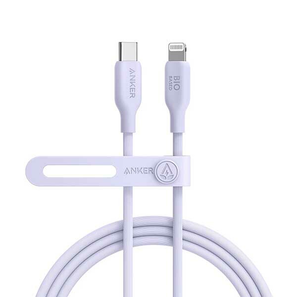 Anker 541 USB C to Lightning Cable Purple