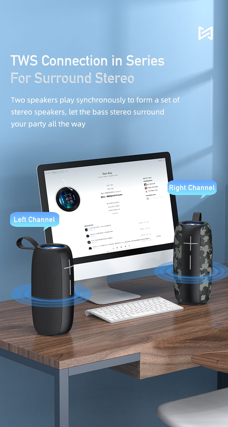 Awei Y370 Outdoor Portable Bluetooth Speaker 5 3