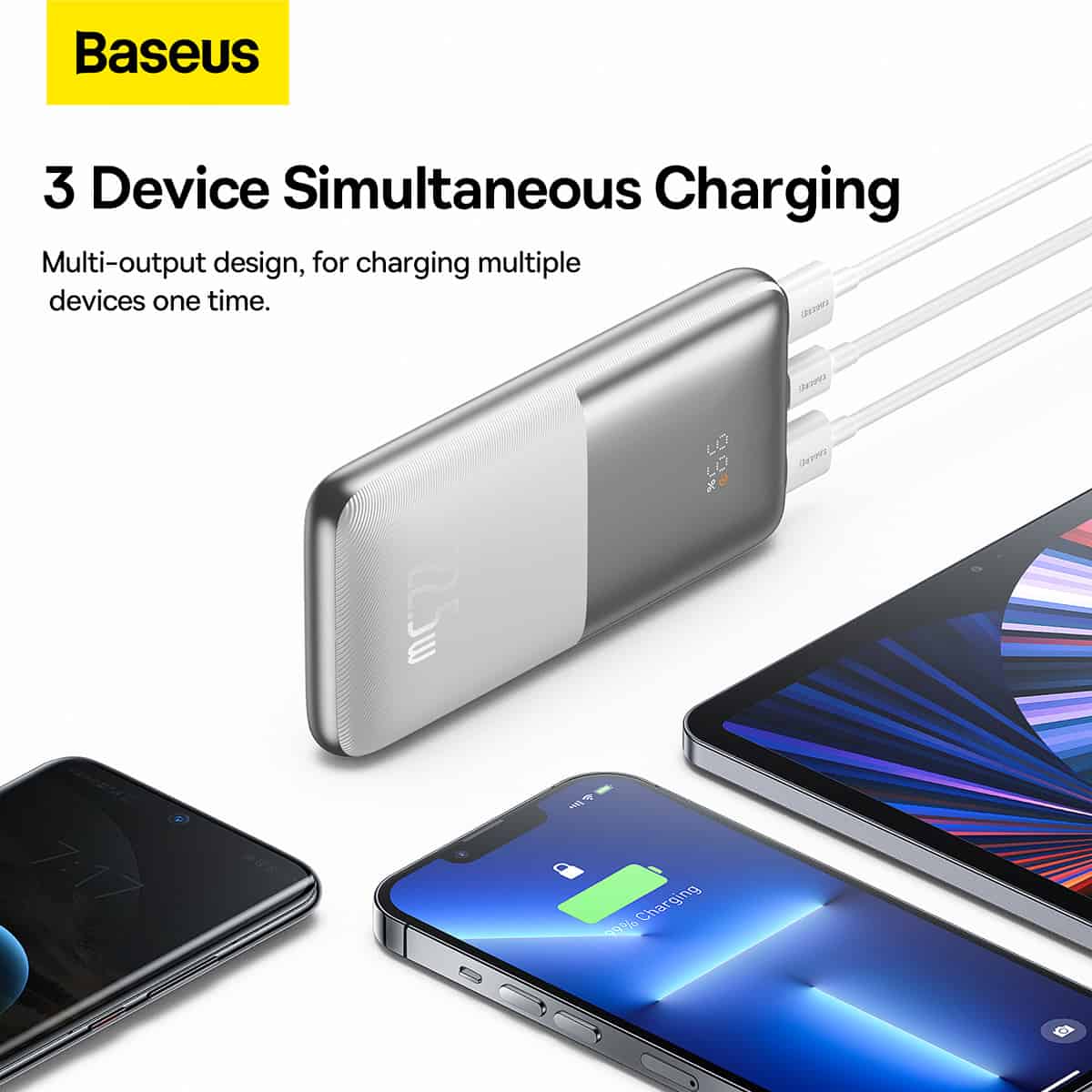 Baseus Bipow Pro 10000mAh 22.5mAh Digital Display Fast Charge Power Bank 6