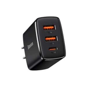 Baseus Compact 30W Quick Charger 2U+C CN Plug