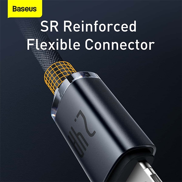 Baseus Crystal Shine Series Fast Charging Data Cable USB to iPhone 2.4A 5