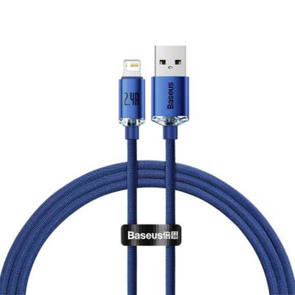 Baseus Crystal Shine Series Fast Charging Data Cable USB to iPhone 2.4A
