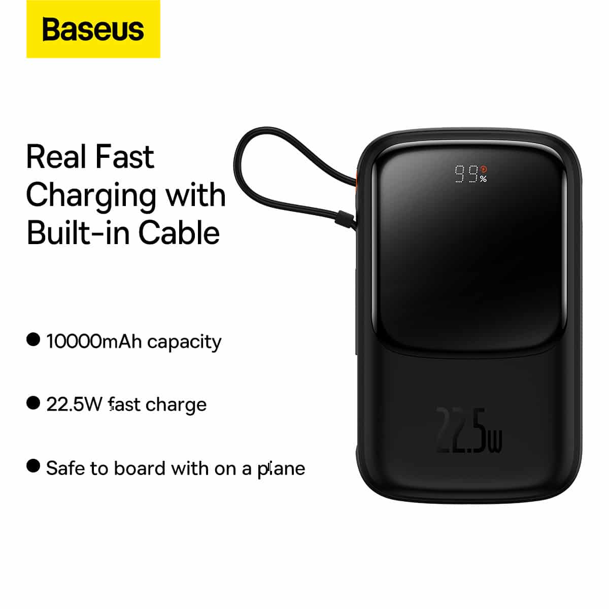 Baseus Qpow Pro Digital Display 10000mAh Power Bank 22.5W Type C Edition 7