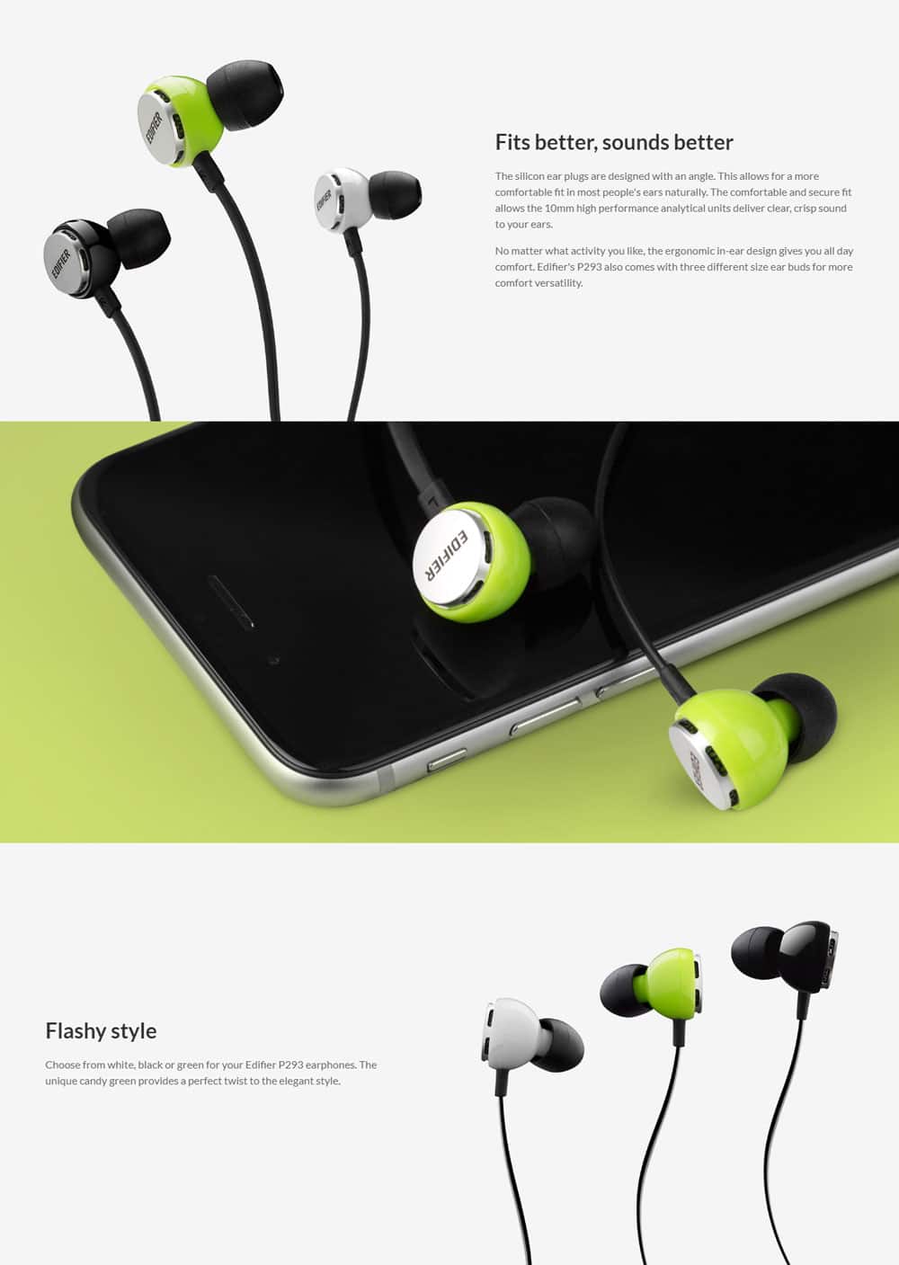 Edifier P293 In Ear Headphones 2
