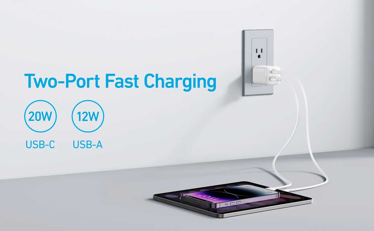Anker 323 33W Dual Port Charger 1