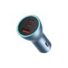 Baseus Golden Contactor Pro Triple Fast Charger Car Charger 65W USB+2 Type-C Ports