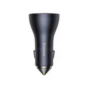 Baseus Golden Contactor Pro Triple Fast Charger Car Charger 65W USB+2 Type-C Ports