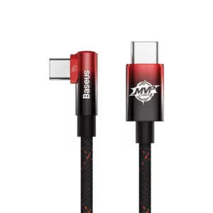 Baseus MVP 2 Elbow Shaped Fast Charging Data Cable Type-C to Type-C 100W