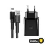 Baseus Speed Mini Dual USB 10.5W Travel Charger with iPhone Cable - Image 2