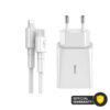 Baseus Speed Mini Dual USB 10.5W Travel Charger with iPhone Cable